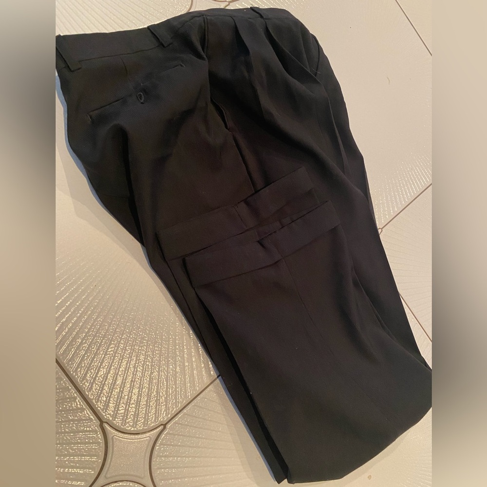 Perry Ellis Men's Classic Black Dress Pants